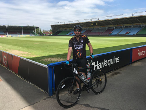 Rob Banyard powers to Paris and helps to raise £800,000