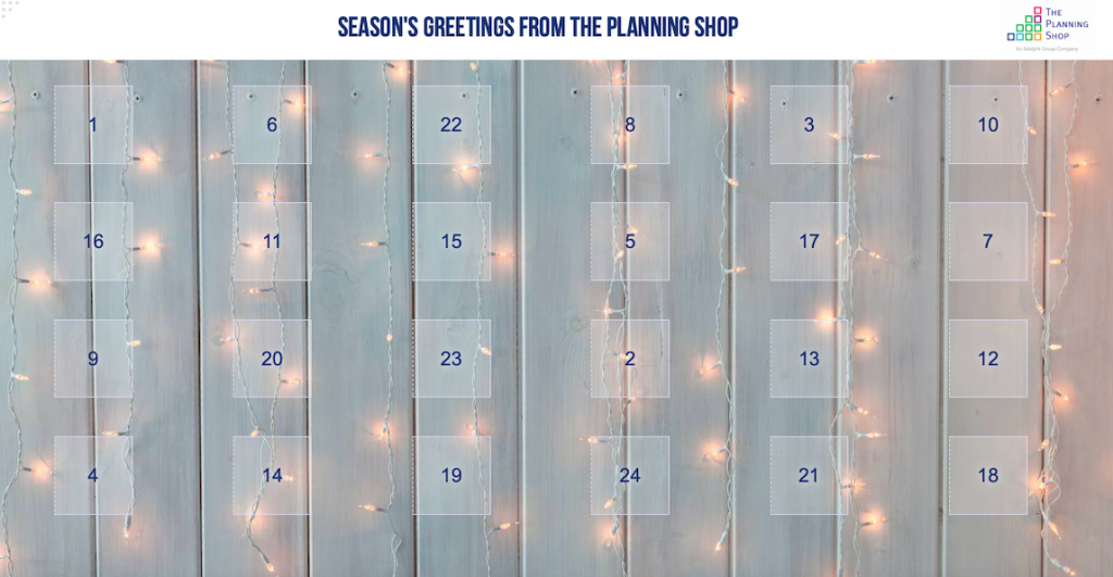 Season's Greetings Calendar Winners